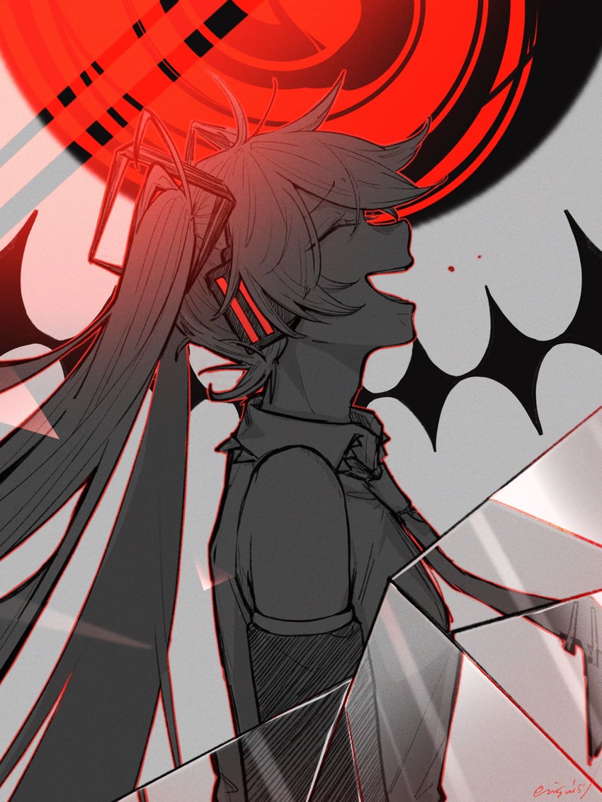 hatsune miku (vocaloid and 1 more) drawn by nisui57
