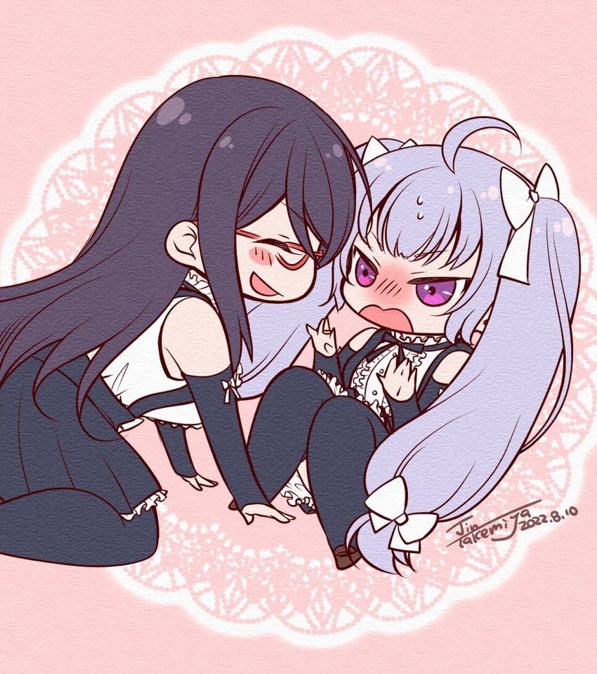miriam hildegard von gropius and mashima moyu (assault lily) drawn by takemiya_jin