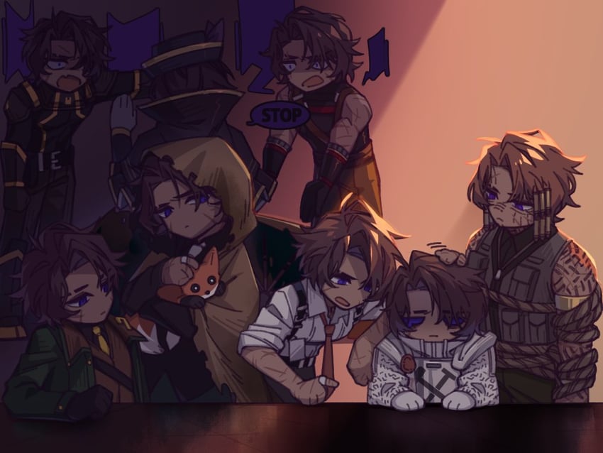 heathcliff (project moon and 1 more) drawn by mercuryhx