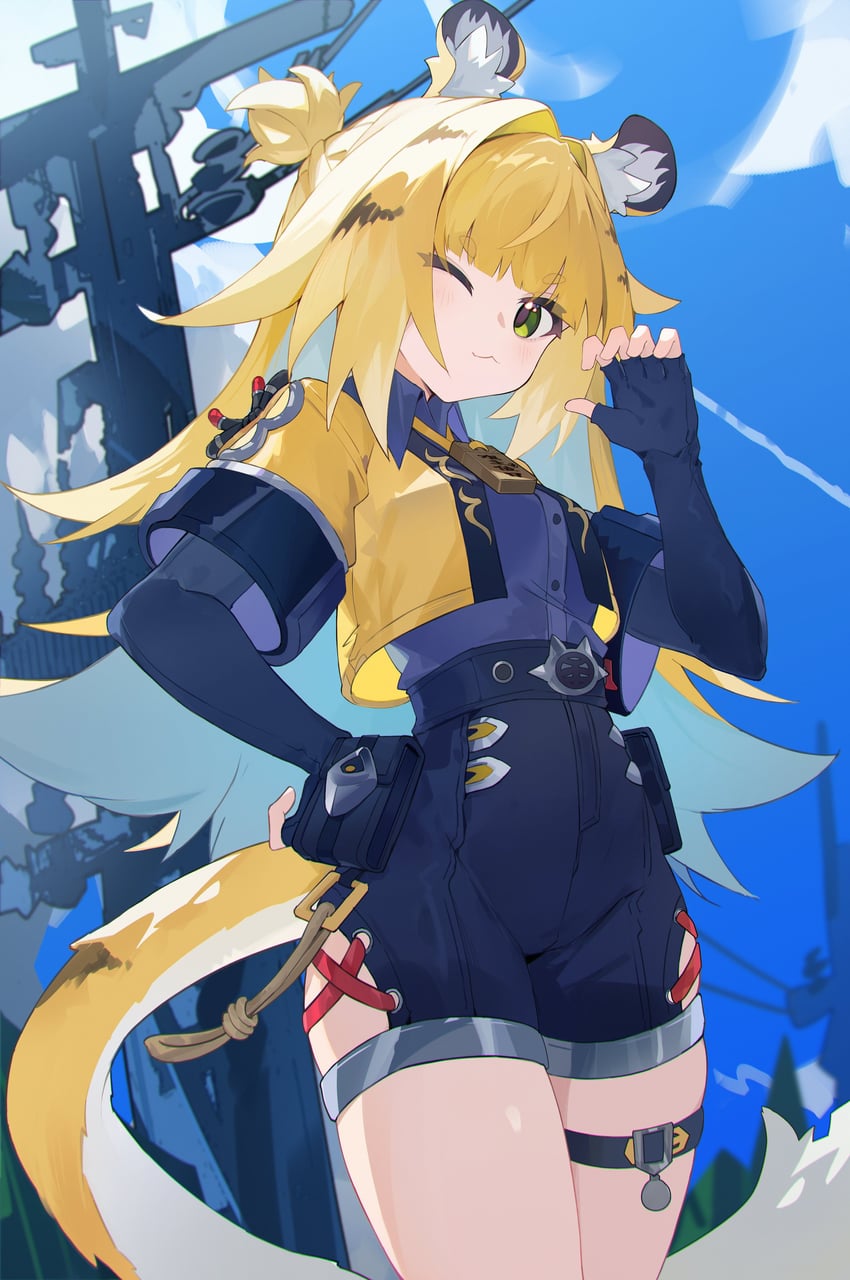 ju fufu (zenless zone zero) drawn by shenhai_xianyu_fan