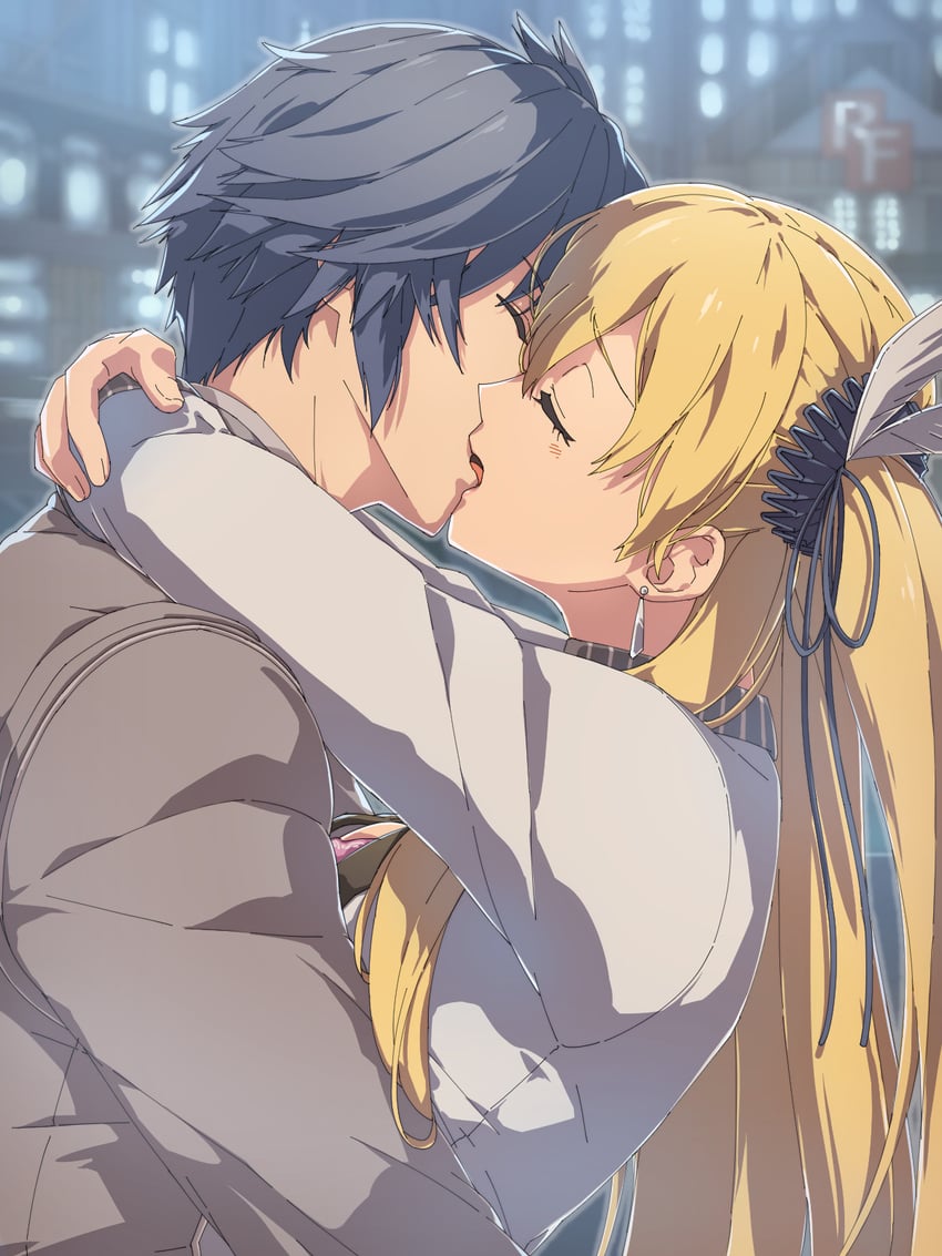 rean schwarzer and alisa reinford (eiyuu densetsu and 2 more) drawn by chiharu_(9654784)