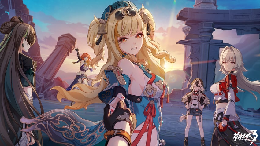 songque, coralie 6626 planck, senadina, erdos helia, entropy, and 2 more (honkai and 1 more)