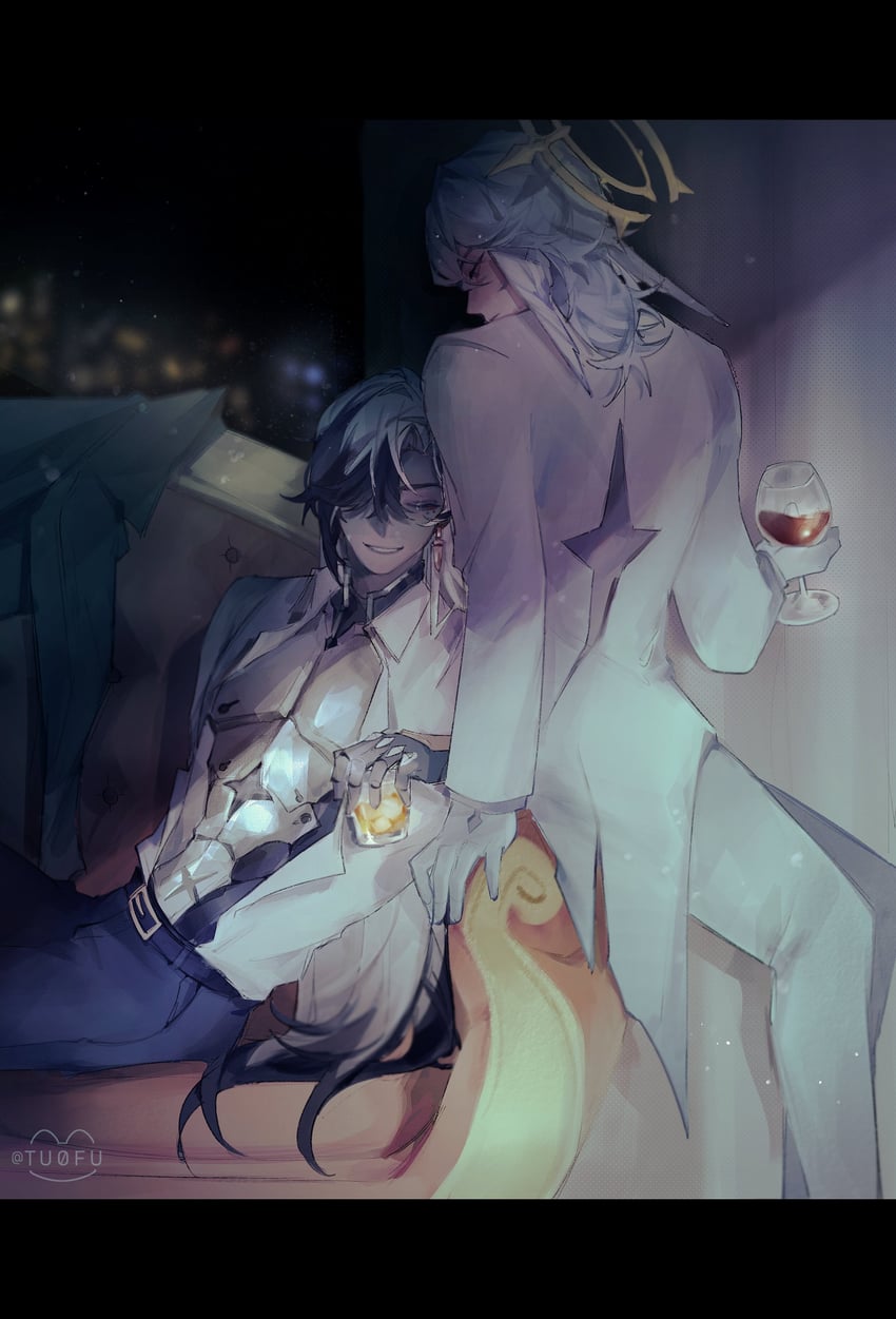 sunday and boothill (honkai and 1 more) drawn by tuofu