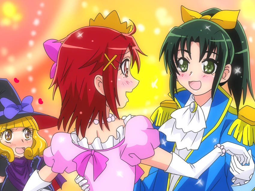 midorikawa nao, kise yayoi, and hino akane (precure and 1 more) drawn by karuta_(karuta01)