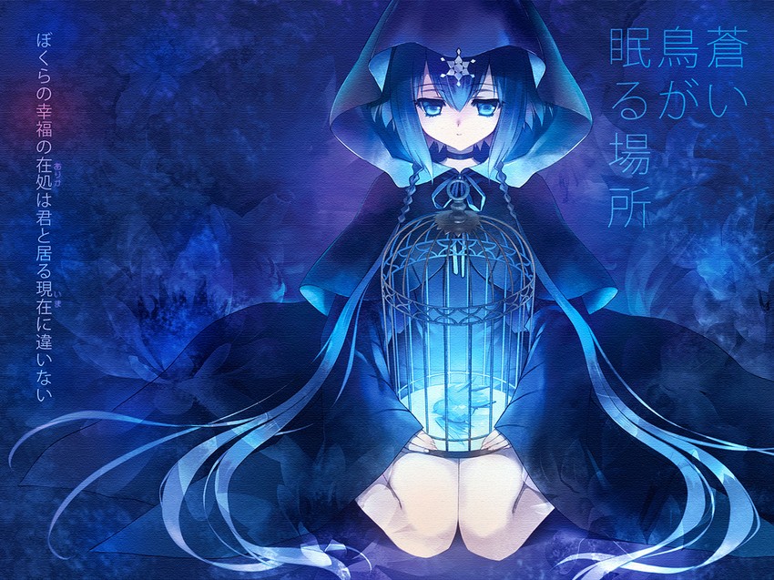 aoki lapis (vocaloid) drawn by carnelian