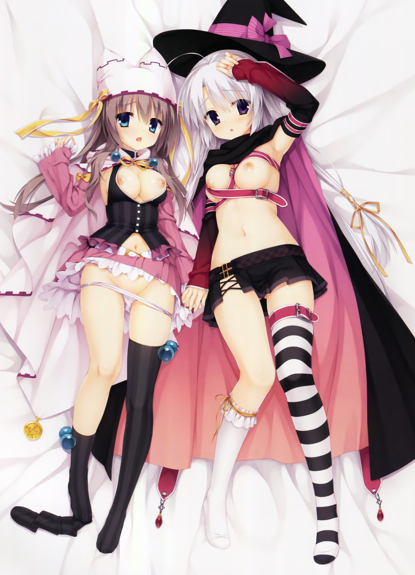 ayachi nene and shiiba tsumugi (sanoba witch and 1 more) drawn by kobuichi and muririn
