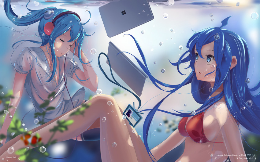 bili girl 33 and bili girl 22 (bilibili) drawn by lancercomet