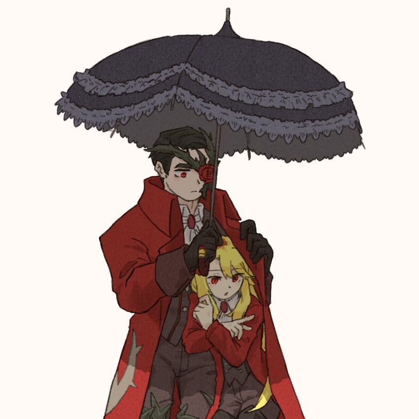 don quixote and meursault (project moon and 1 more) drawn by teryaa125