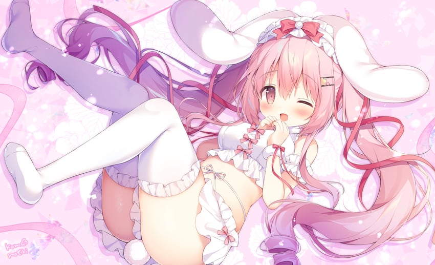 usa mimi (indie virtual youtuber) drawn by momozu_komamochi
