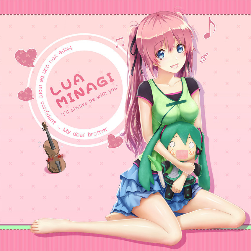 hatsune miku, hachune miku, and minagi rua (original and 1 more) drawn by leo_thasario