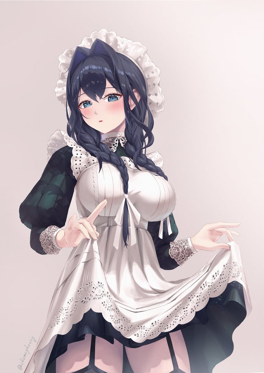ouro kronii (hololive and 1 more) drawn by chia-yu_huang