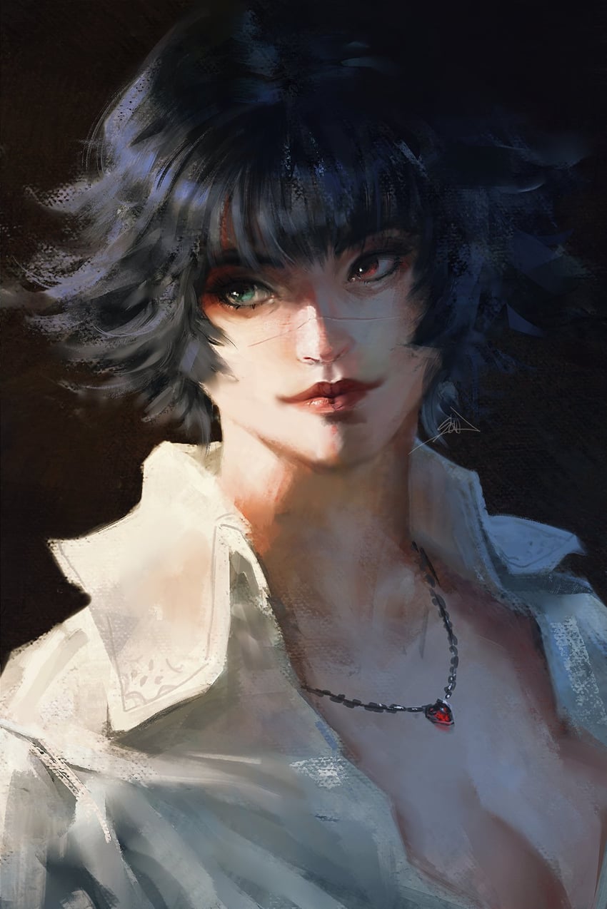 lady (devil may cry and 1 more) drawn by sophyucha