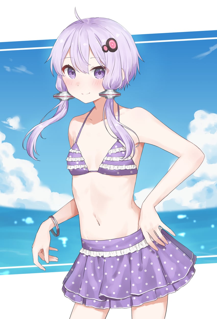 yuzuki yukari (vocaloid and 1 more) drawn by kirima_(zs_at_)