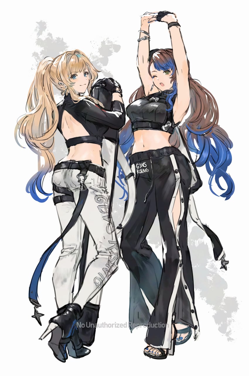 zeta and beatrix (granblue fantasy and 1 more) drawn by hibana_(hibana_ztlv)
