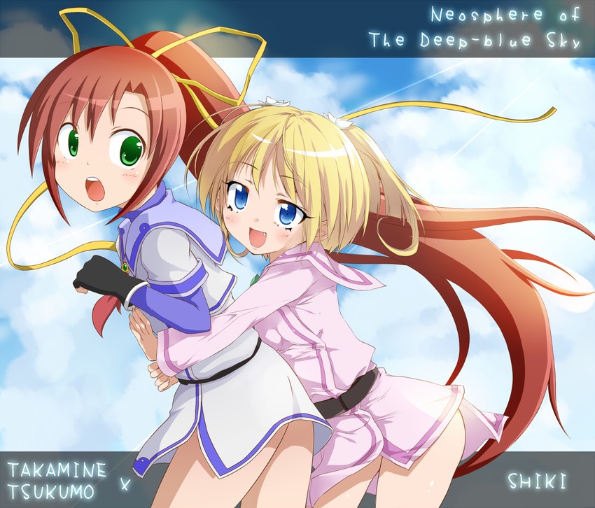 nanoca flanka and nene hampden (aoi umi no tristia) drawn by shikinyan and takamine_tsukumo