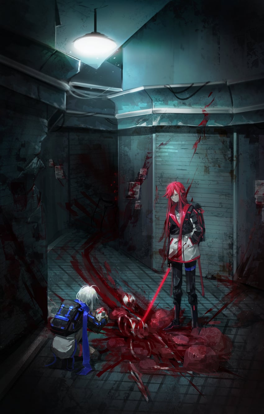 yuri and aya (project moon and 1 more) drawn by nai_ga
