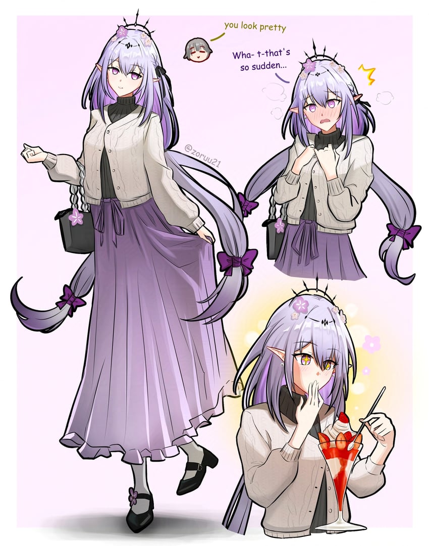 trailblazer, caelus, and castorice (honkai and 1 more) drawn by zoruu21