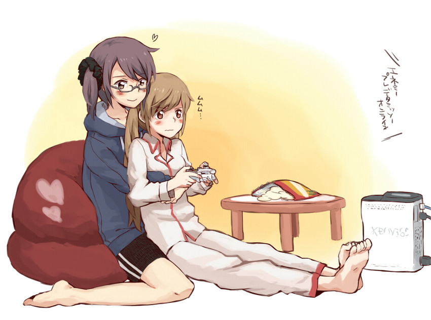 tsurugimine kiri and sonou tsukuyo (okujou no yurirei-san) drawn by chikiso
