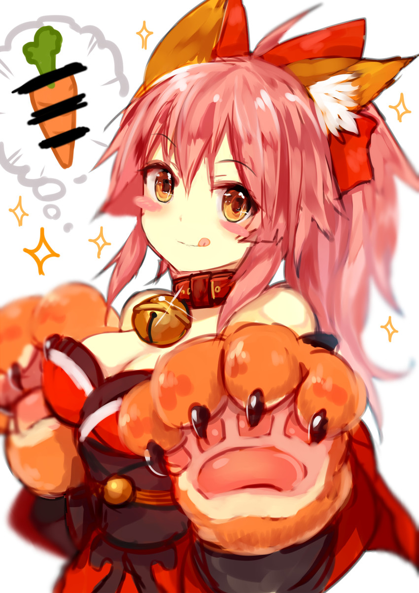 tamamo and tamamo cat (fate and 1 more) drawn by sukemyon