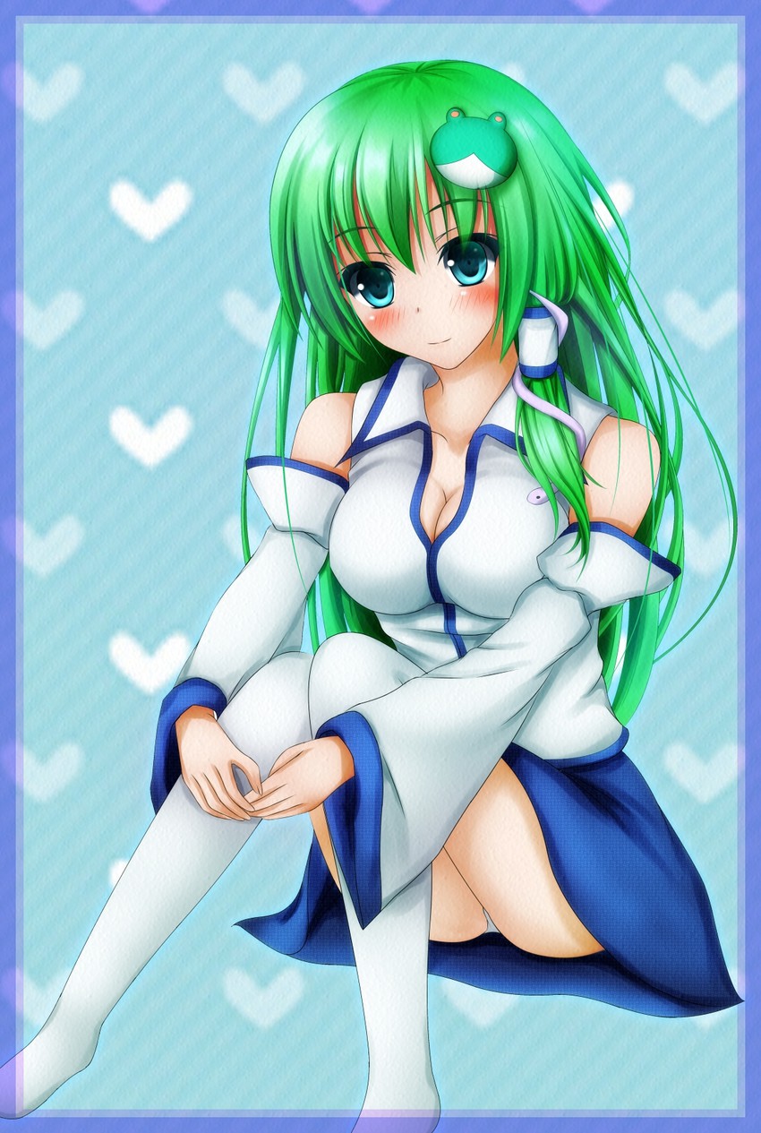 kochiya sanae (touhou) drawn by tapisuke