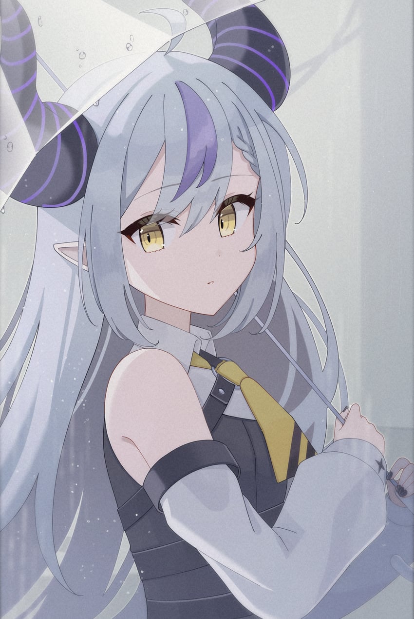 la+ darknesss (hololive) drawn by tsumurimai