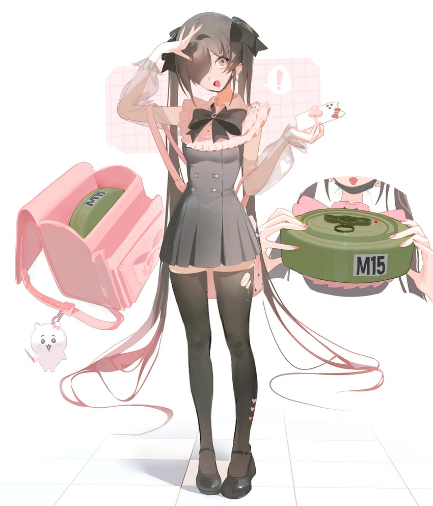 chiikawa (original and 1 more) drawn by oh_(aung_ae)