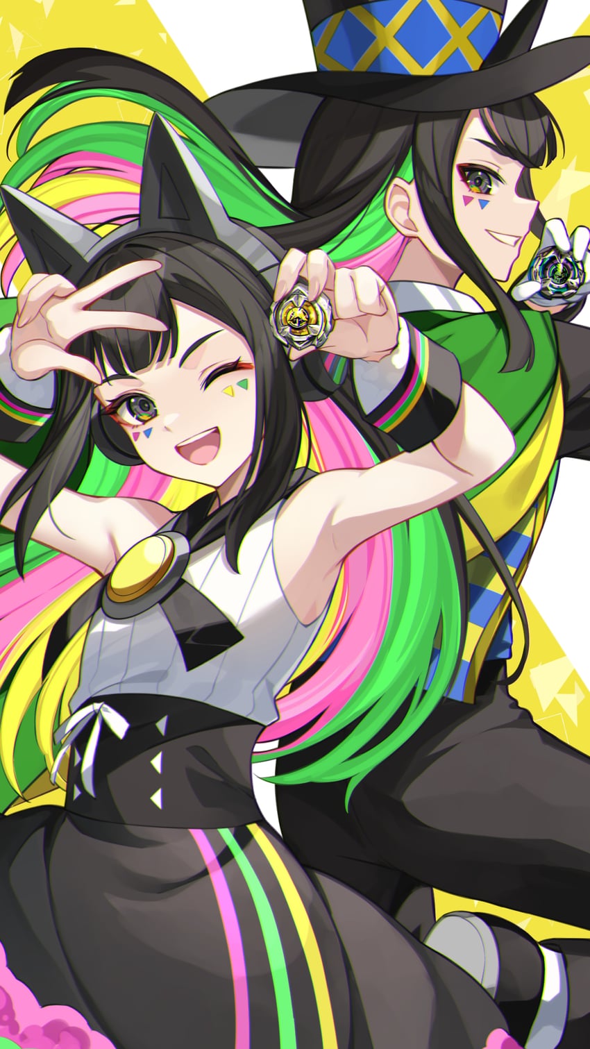 nanairo multi (beyblade and 2 more) drawn by takehana_note