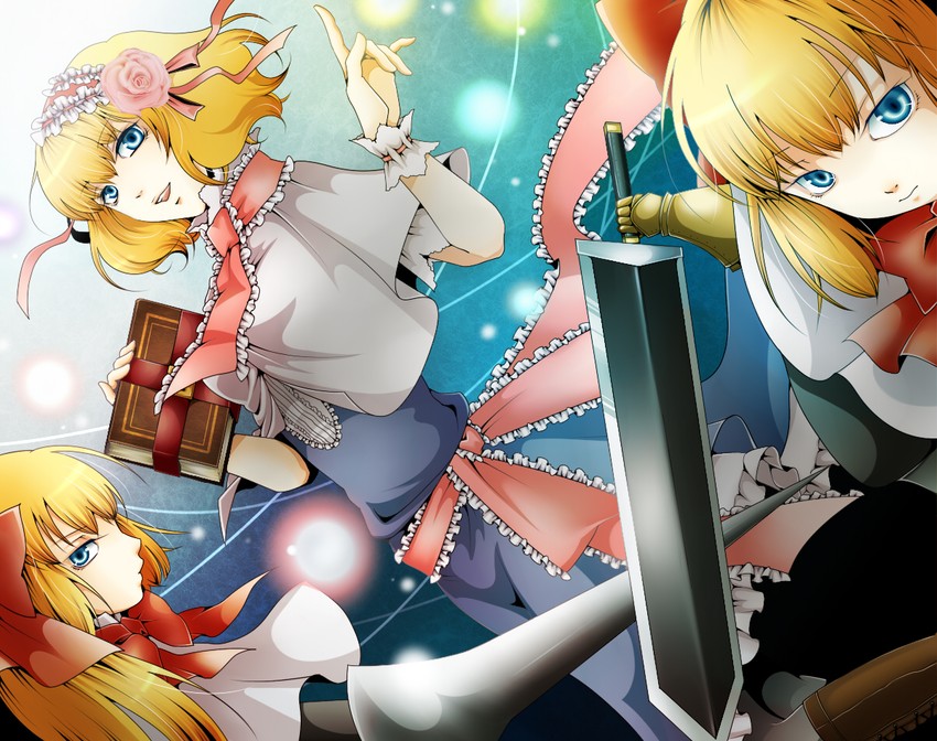 alice margatroid and shanghai doll (touhou) drawn by pomeko_(13521433)