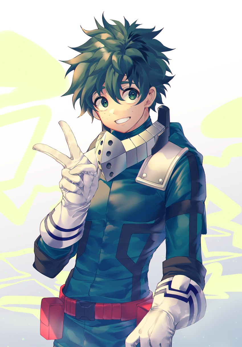 midoriya izuku (boku no hero academia) drawn by kinty