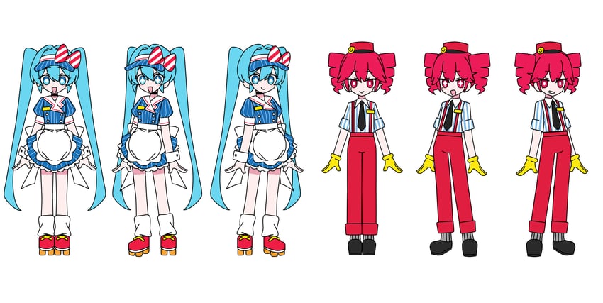 hatsune miku and kasane teto (vocaloid and 2 more) drawn by channel_(caststation)
