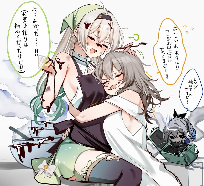 trailblazer, firefly, stelle, and silver wolf (honkai and 1 more) drawn by gel_(nukoleg)
