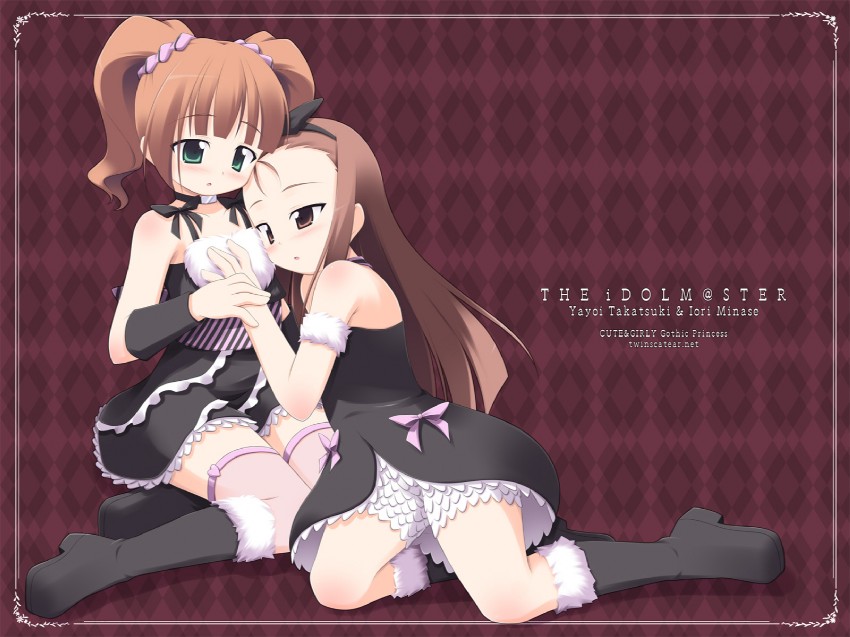 minase iori and takatsuki yayoi (idolmaster and 1 more) drawn by kagura_yuuki