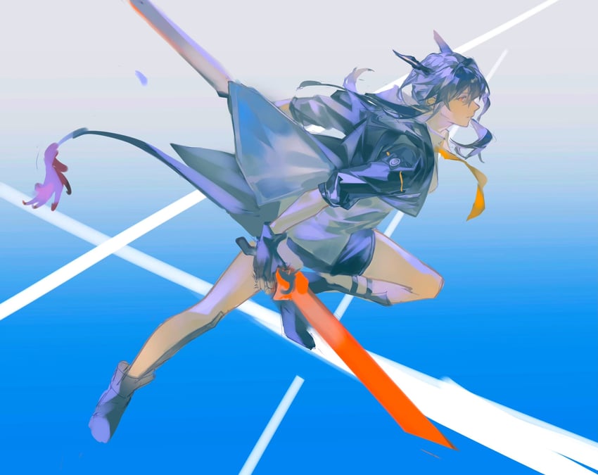 ch'en (arknights) drawn by lin_qing_(phosphorus_1104)