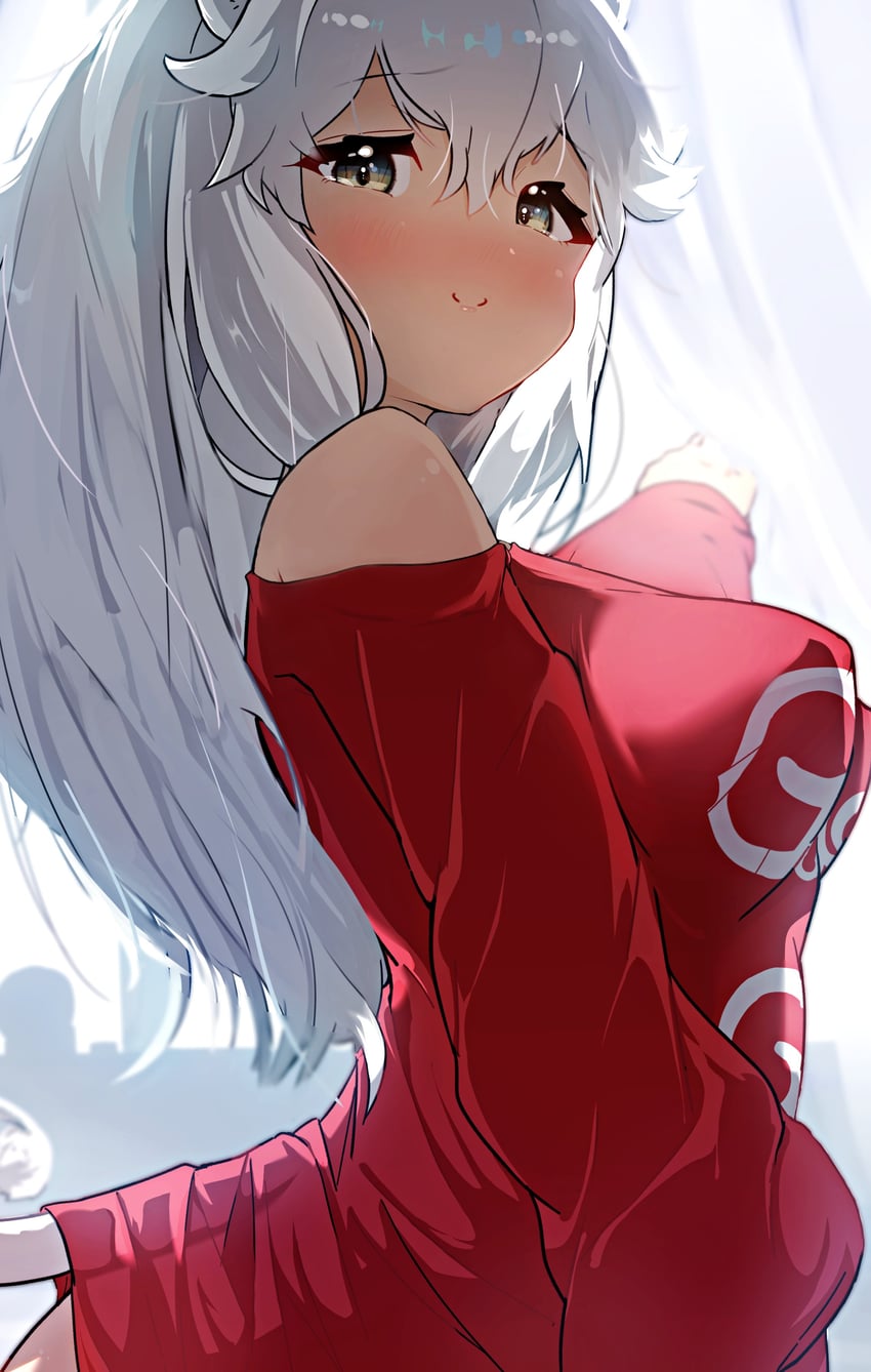 white lion (kemono friends and 1 more) drawn by gakukuru