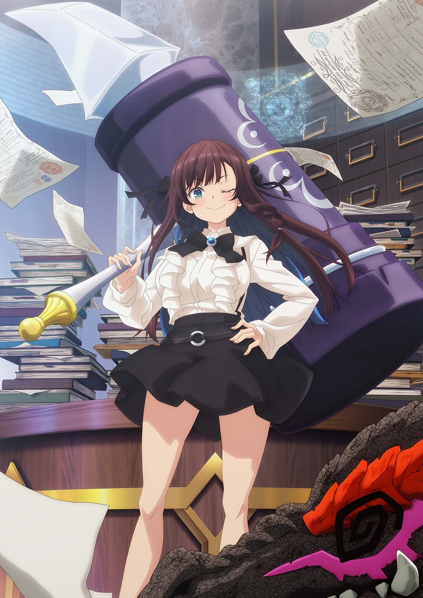 alina clover (guild no uketsukejou desu ga zangyou wa iya nanode boss wo solo toubatsu shiyou to omoimasu) drawn by nagata_yoshihiro