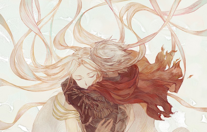 emiya kiritsugu and irisviel von einzbern (fate and 2 more) drawn by luckyia