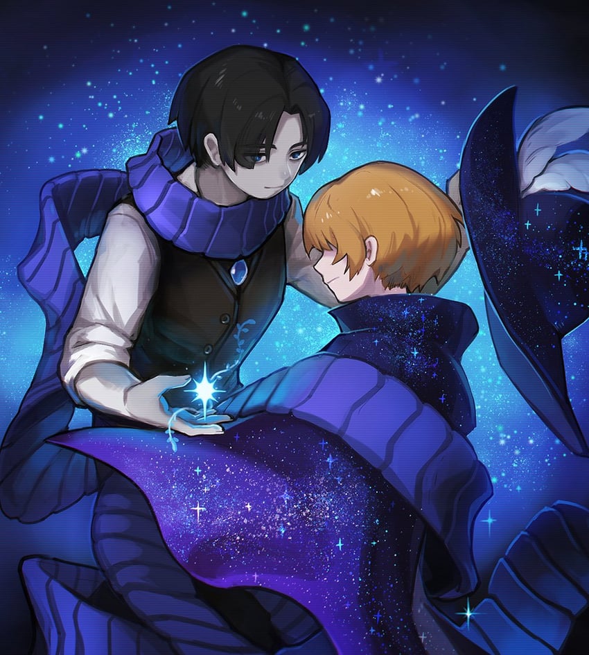 sinclair and demian (project moon and 1 more) drawn by flaw_eight