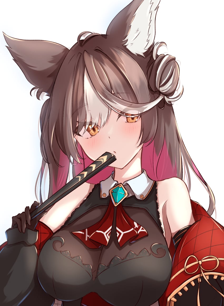 houshou marine and chisaka airi (hololive and 1 more) drawn by nishiki_yuno