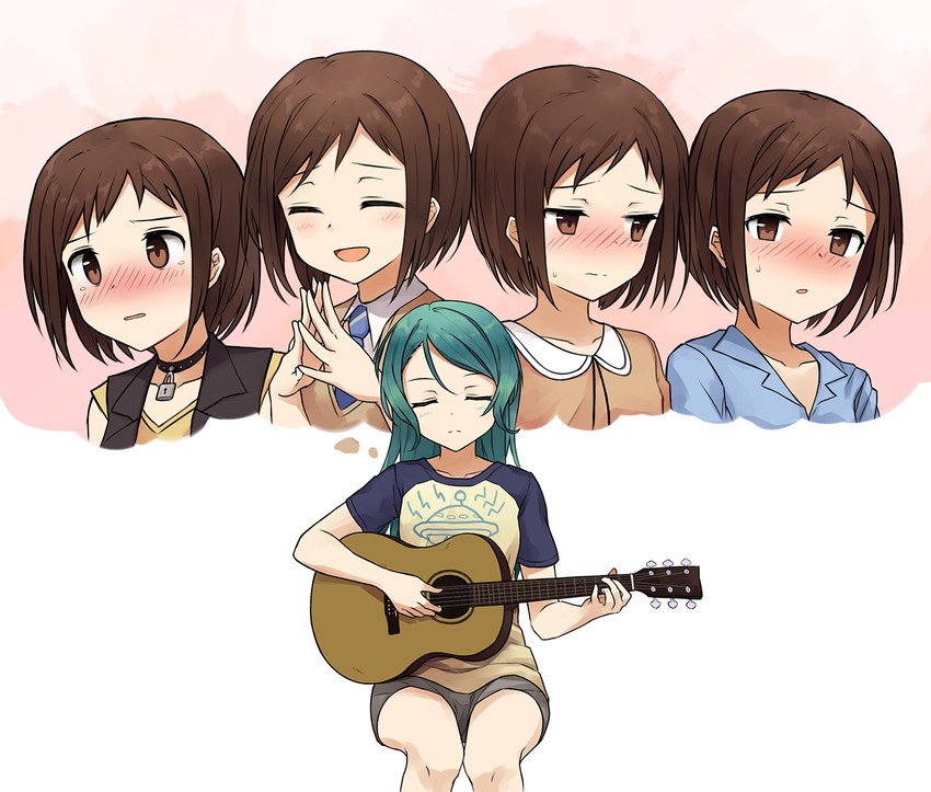 hikawa sayo and hazawa tsugumi (bang dream!) drawn by cyan_aeolin