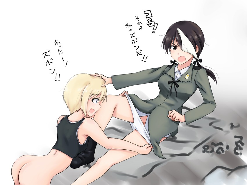 erica hartmann and gertrud barkhorn (world witches series and 1 more) drawn by isosceles_triangle_(xyzxyzxyz)