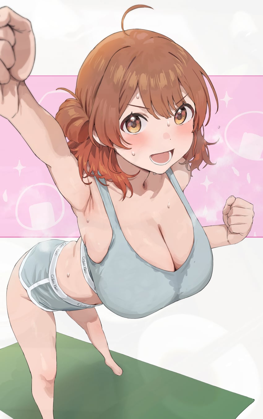hanami ume (idolmaster and 1 more) drawn by nekoshoko