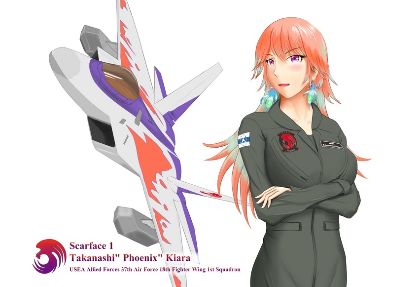 takanashi kiara and scarface 1 (hololive and 2 more) drawn by sccmembt