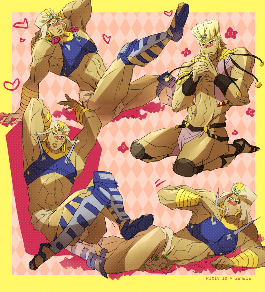 wamuu (jojo no kimyou na bouken and 1 more) drawn by ankai_(rappelzankai)