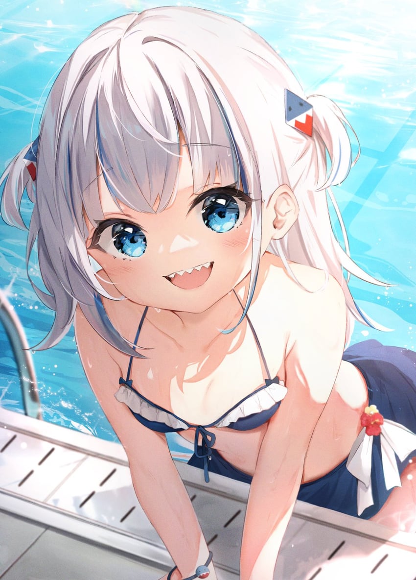 gawr gura (hololive and 1 more) drawn by seboneko