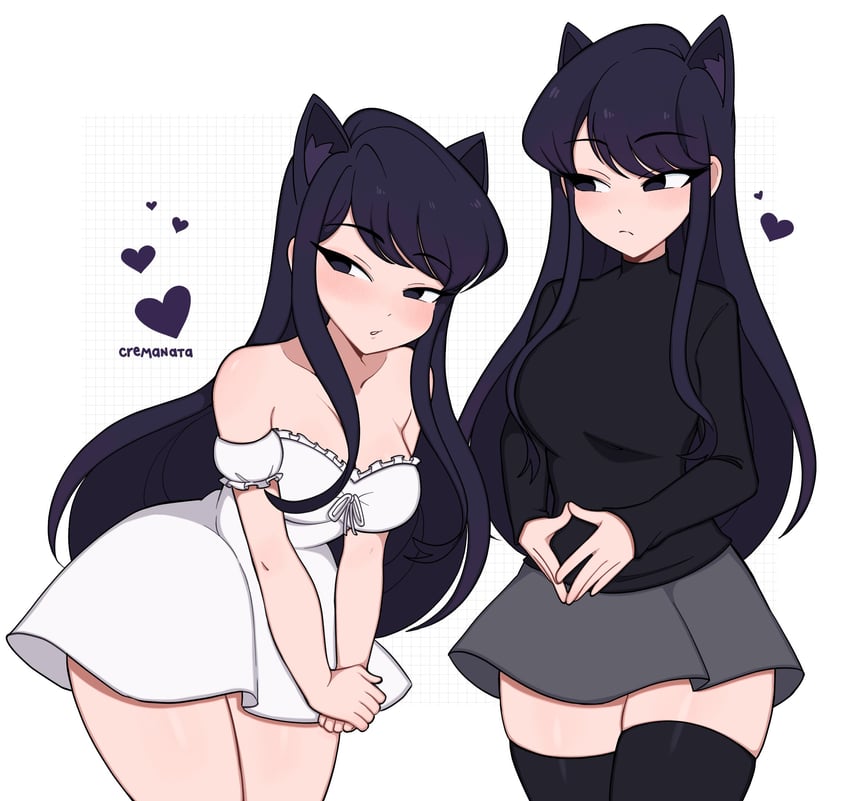 komi shouko (komi-san wa komyushou desu) drawn by cremanata