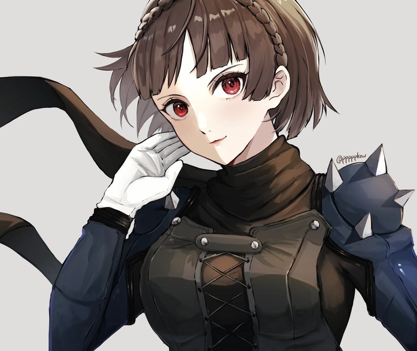 niijima makoto and queen (persona and 1 more) drawn by pppppknw
