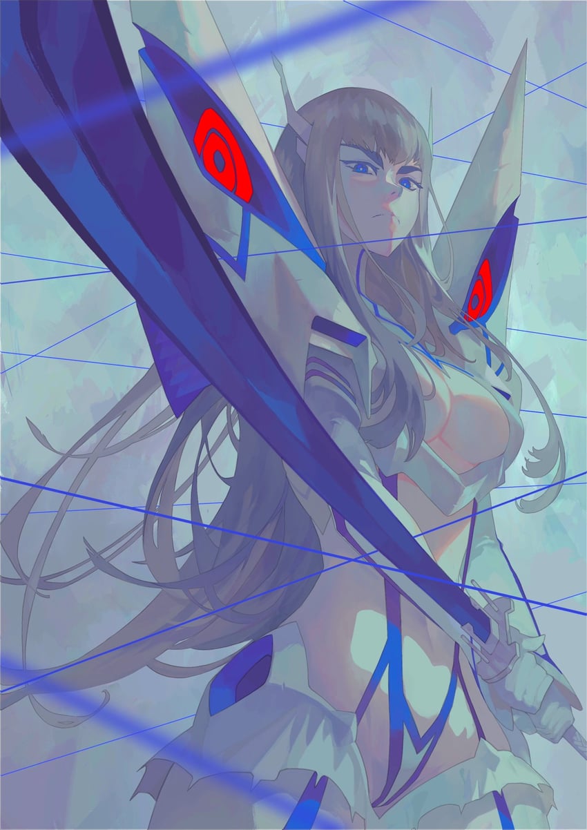 kiryuuin satsuki and junketsu (kill la kill) drawn by leonardo_vincent
