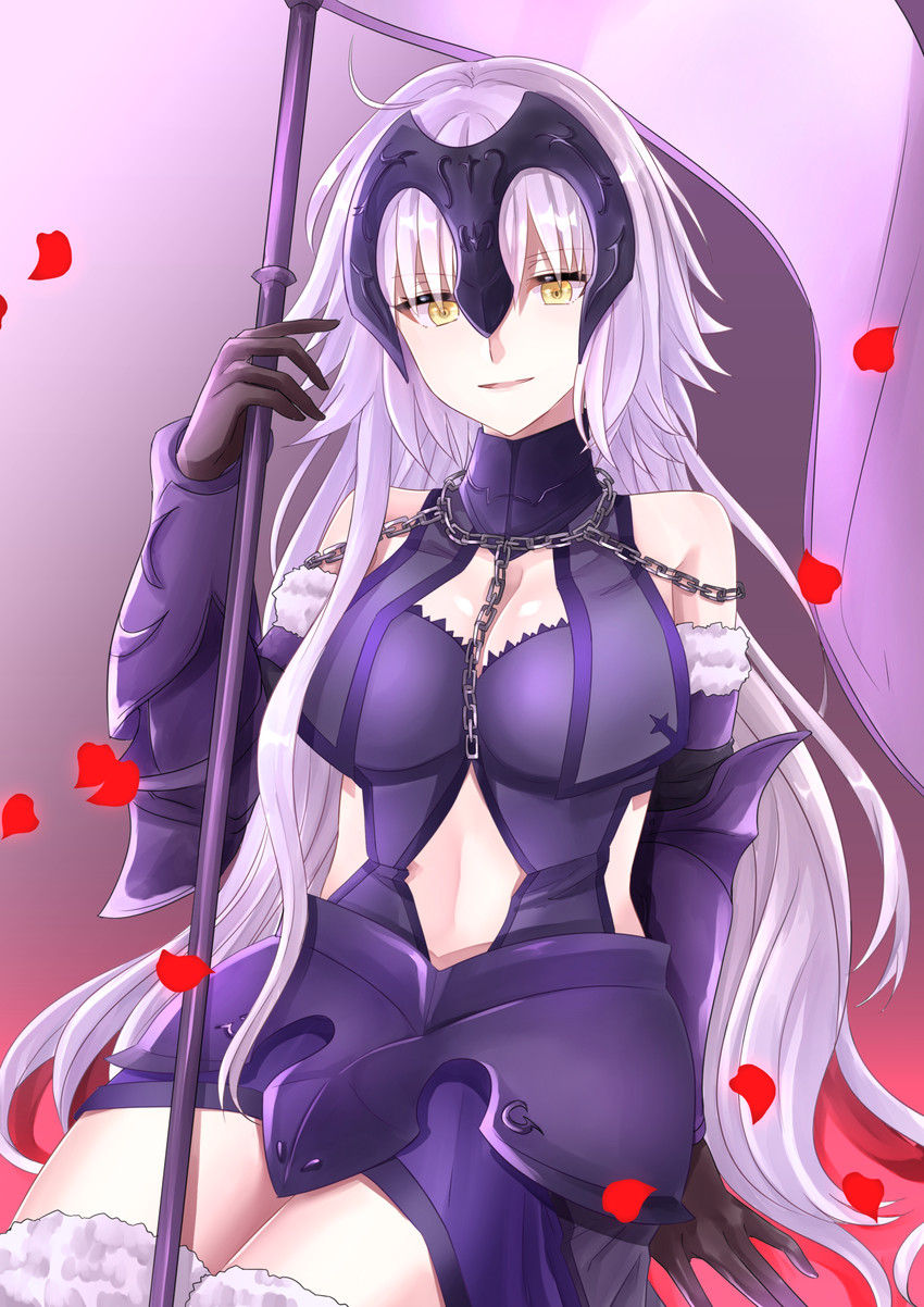 jeanne d'arc alter (fate and 1 more) drawn by rossa_(pixiv27548922)