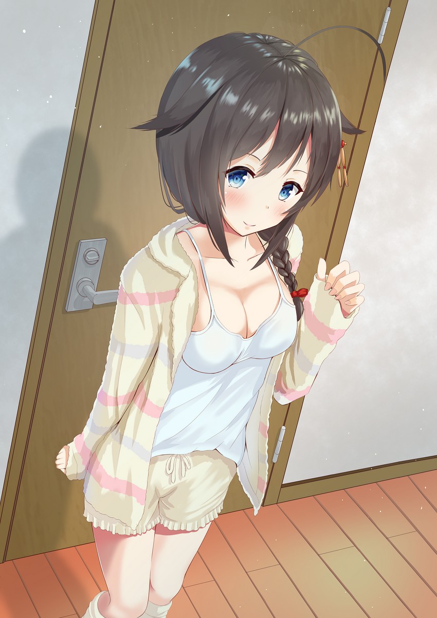 shigure and shigure kai ni (kantai collection) drawn by zuki