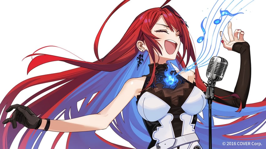 elizabeth rose bloodflame (hololive and 1 more) drawn by yomosaka